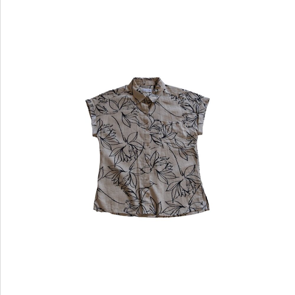 Calvin Klein Casual Floral Shirt